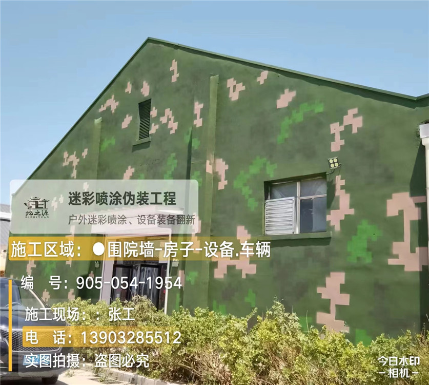 辽源外墙数码迷彩漆施工报价清单（100㎡标准墙面测算）